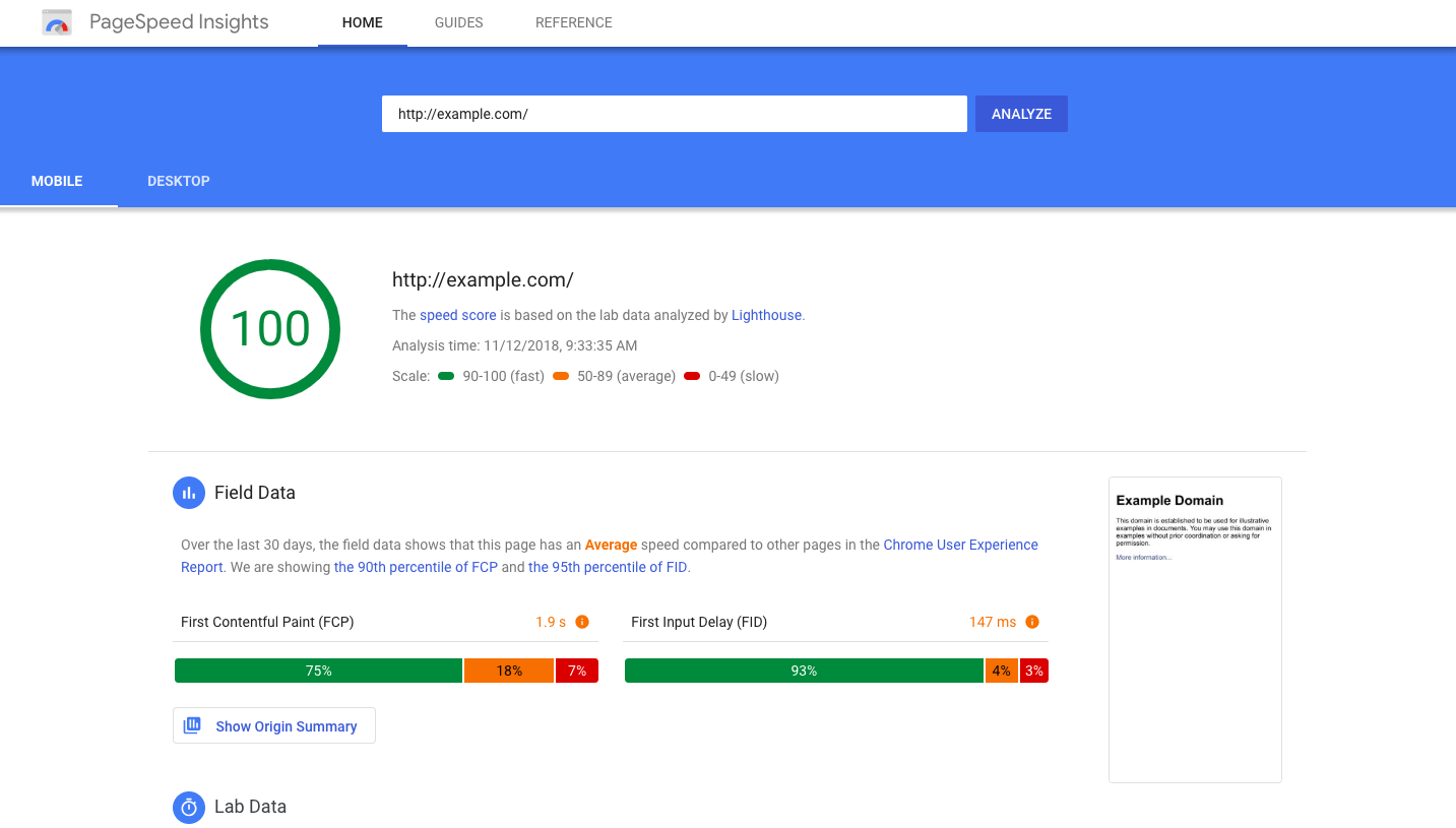 谷歌PageSpeed Insight速度优化 
