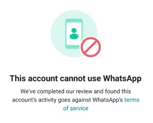 WhatsApp账号被永久禁用的原因及解决方法