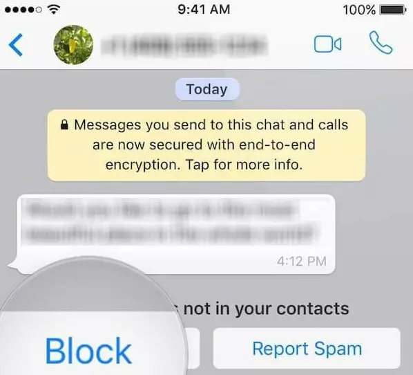 WhatsApp无法举报骚扰号码