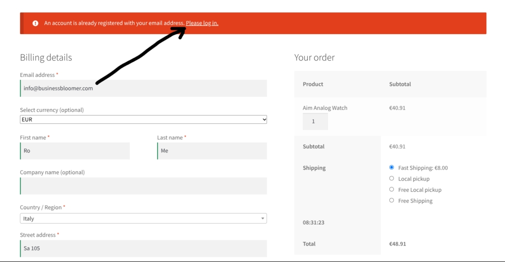 WooCommerce： 允许现有客户使用访客结账 (1)