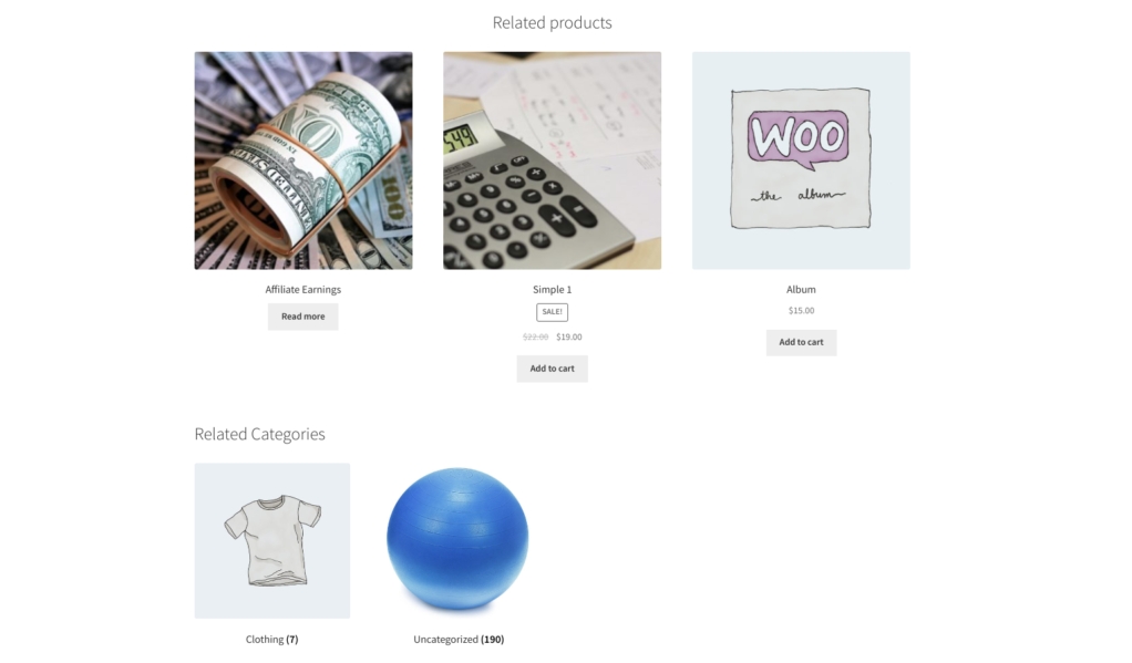 WooCommerce： 显示 相关产品类别 @ 单个产品页面 (1)
