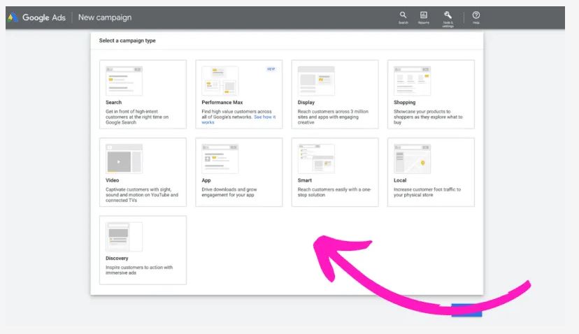 Google Ads 广告系列类型 2