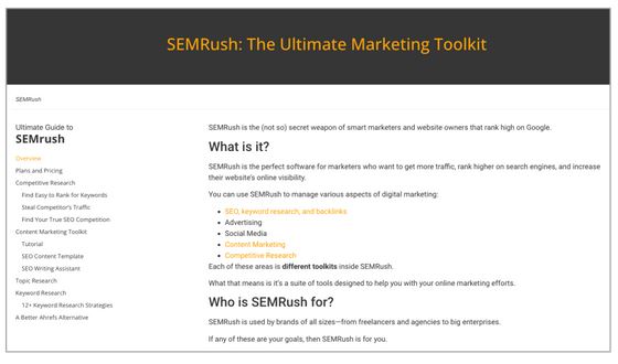Semrush 营销 19
